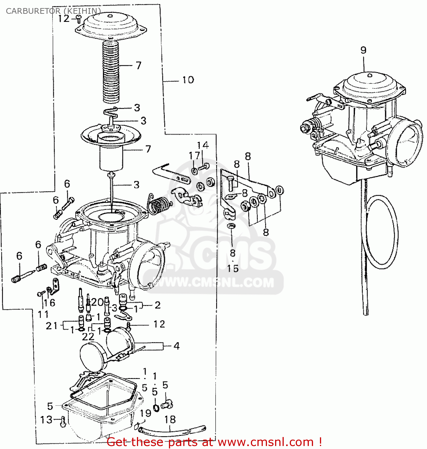 honda crf 150 carburetor diagram