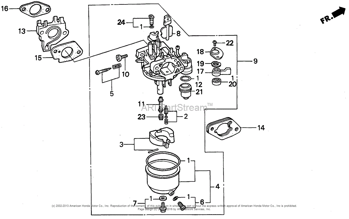 honda crf 230 carburetor diagram