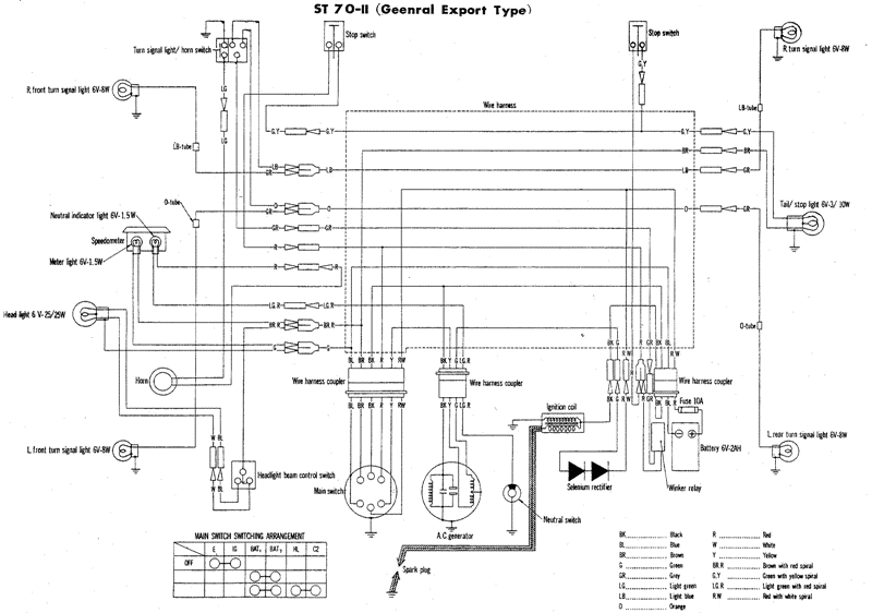 honda ct110 wiring diagram