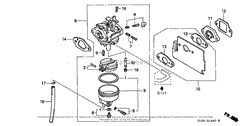 honda gc160 parts diagram