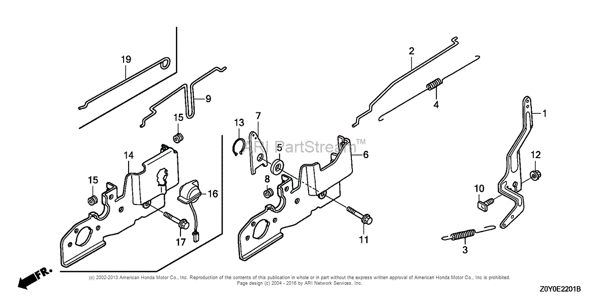 honda gc190 parts diagram