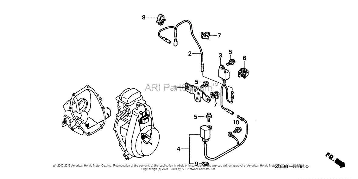 honda gx100 oil kill switch wiring diagram