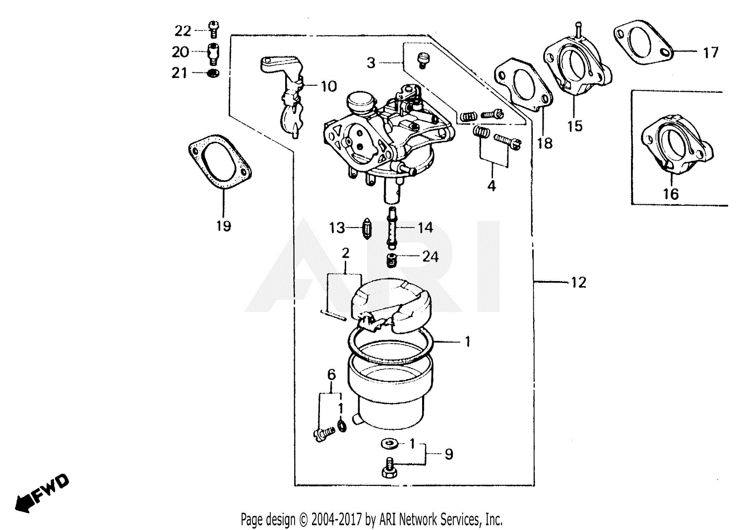honda gx240 wiring diagram