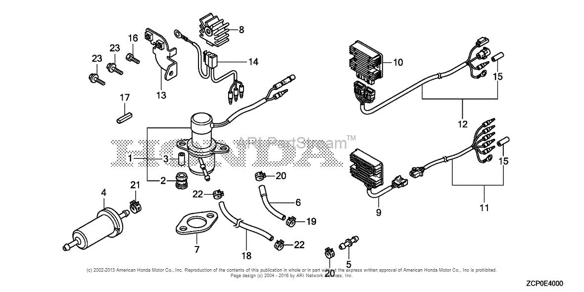 honda gx620 wiring diagram