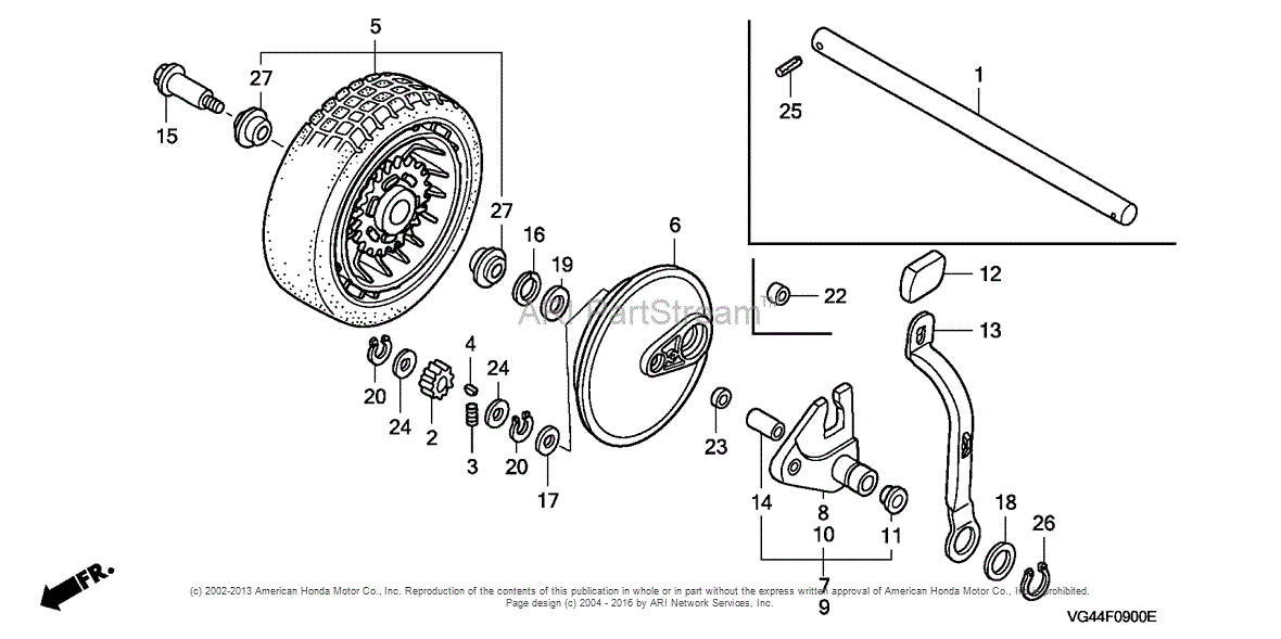honda hrr2168vka parts diagram