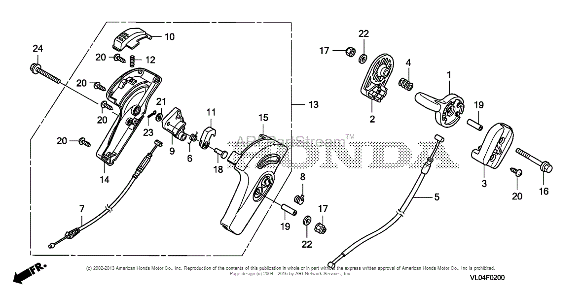 honda hrr216vka carburetor diagram