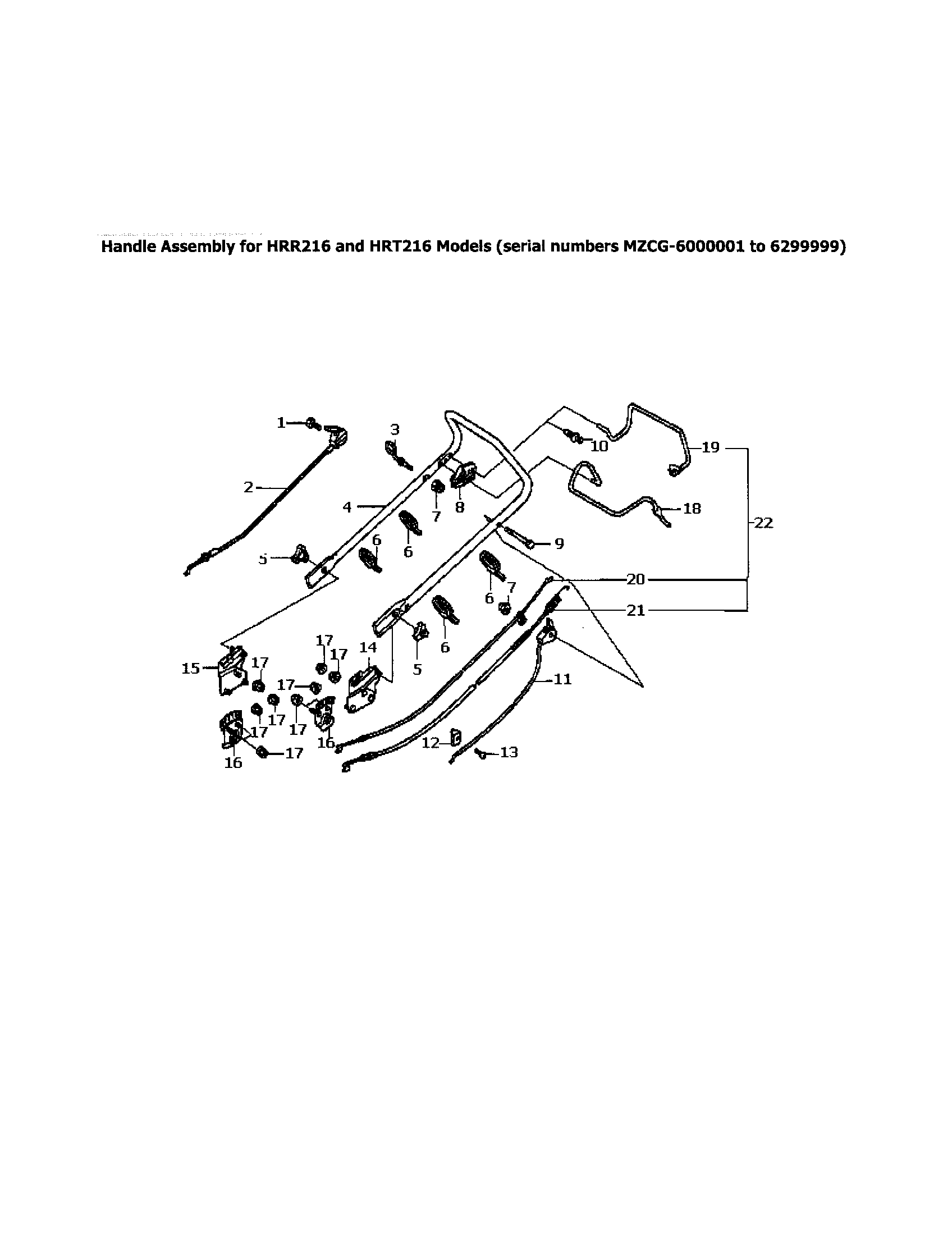 honda hrr216vka parts diagram