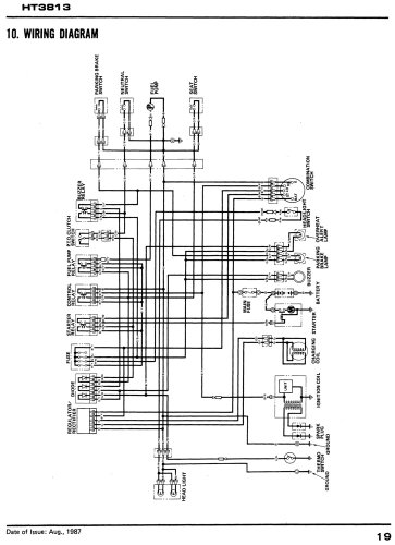 honda ht3813 wiring diagram