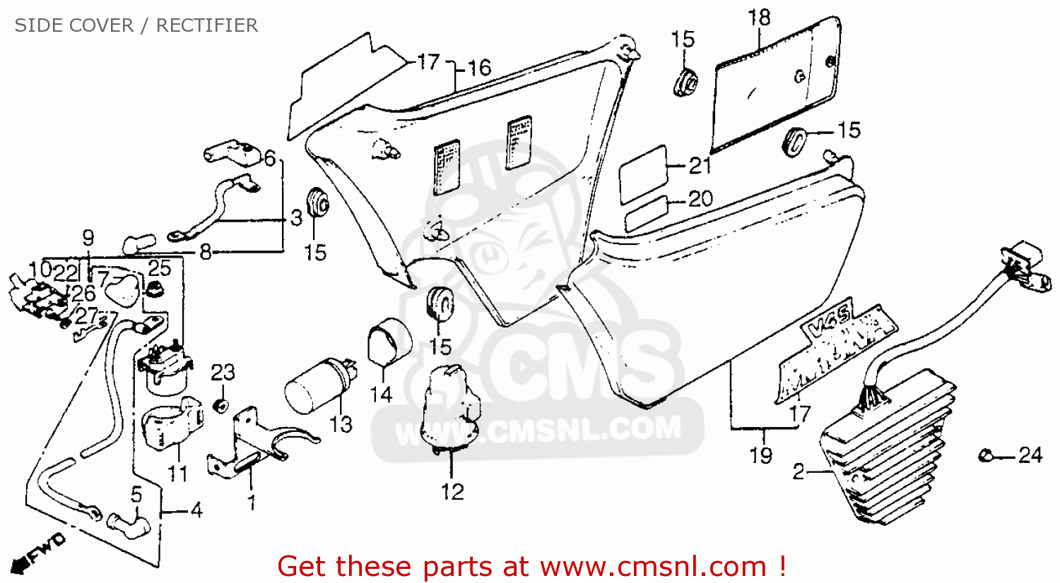 honda magna vf750c wiring diagram