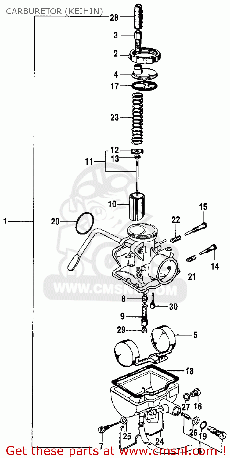 honda ruckus carburetor diagram