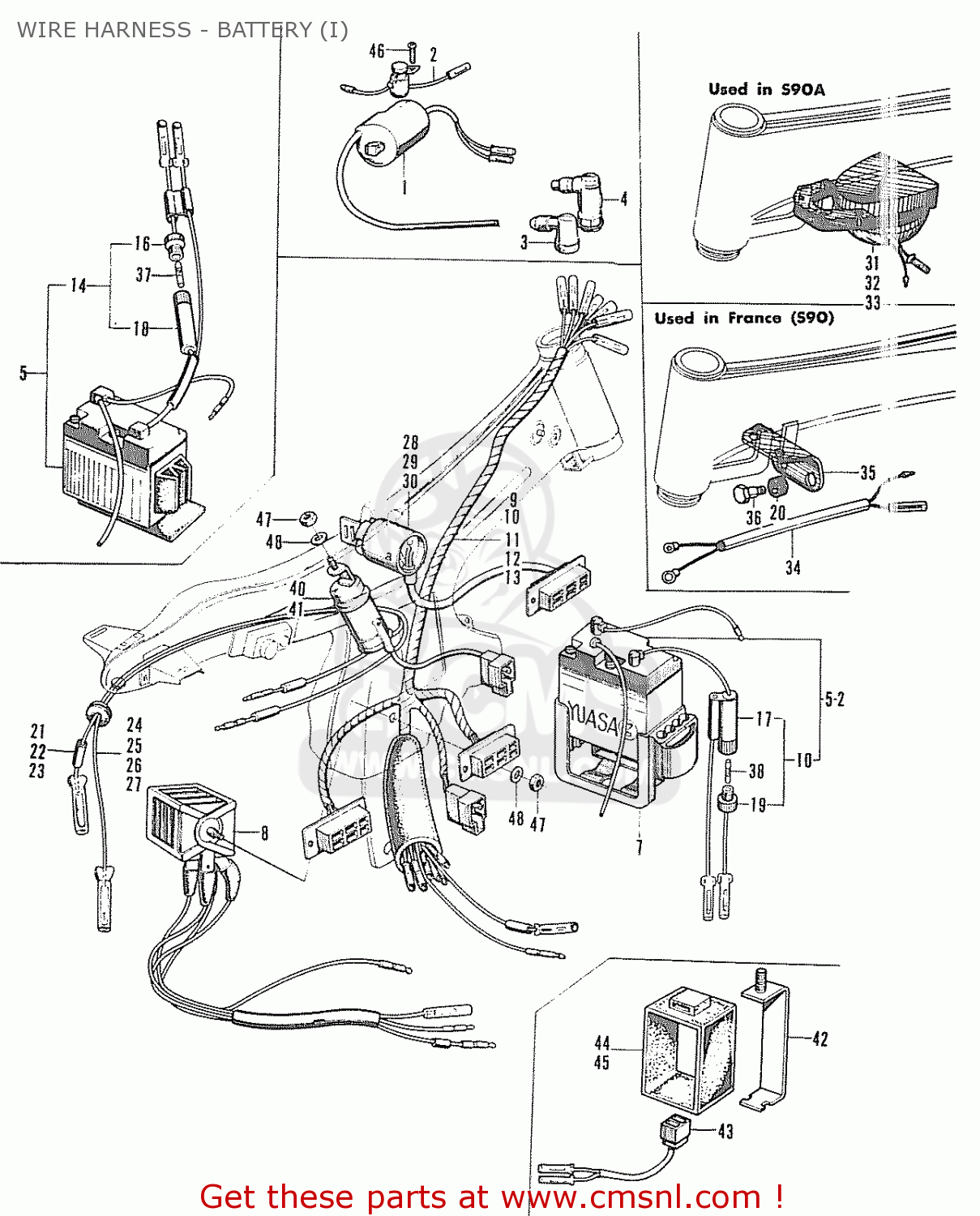 honda s90 wiring diagram