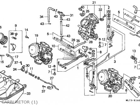 honda spree carburetor diagram