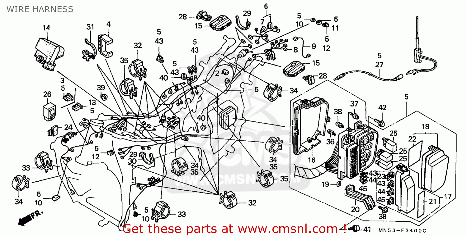 honda1998 goldwing 1500 wiring diagram