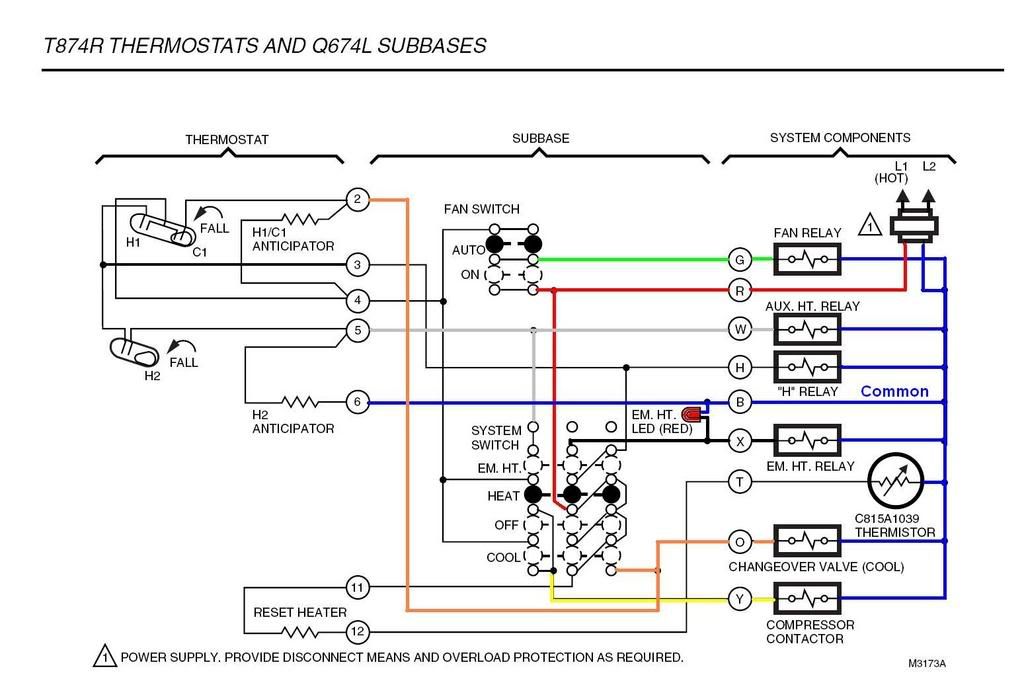 Honeywell Ct31a1003 Wiring Diagram