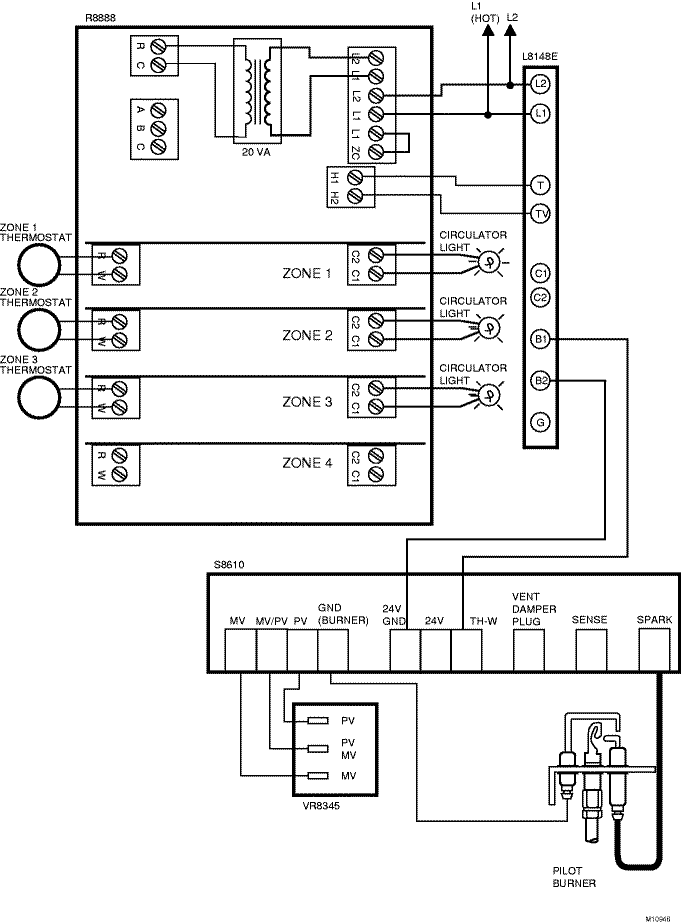 honeywell l8148e wiring diagram