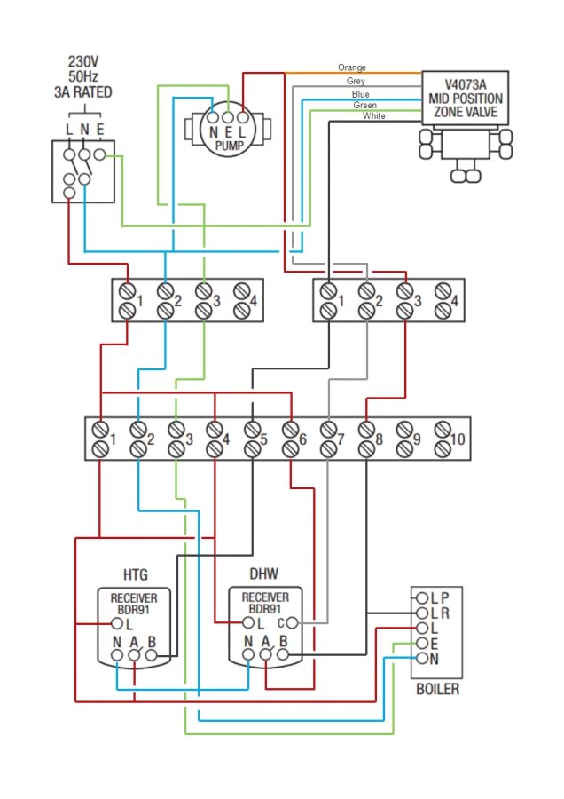 honeywell r8184g4009 wiring diagram