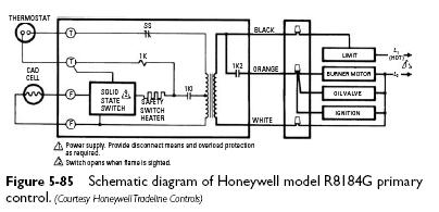 honeywell r8184g4009 wiring diagram