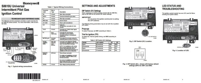 honeywell s8610u wiring diagram