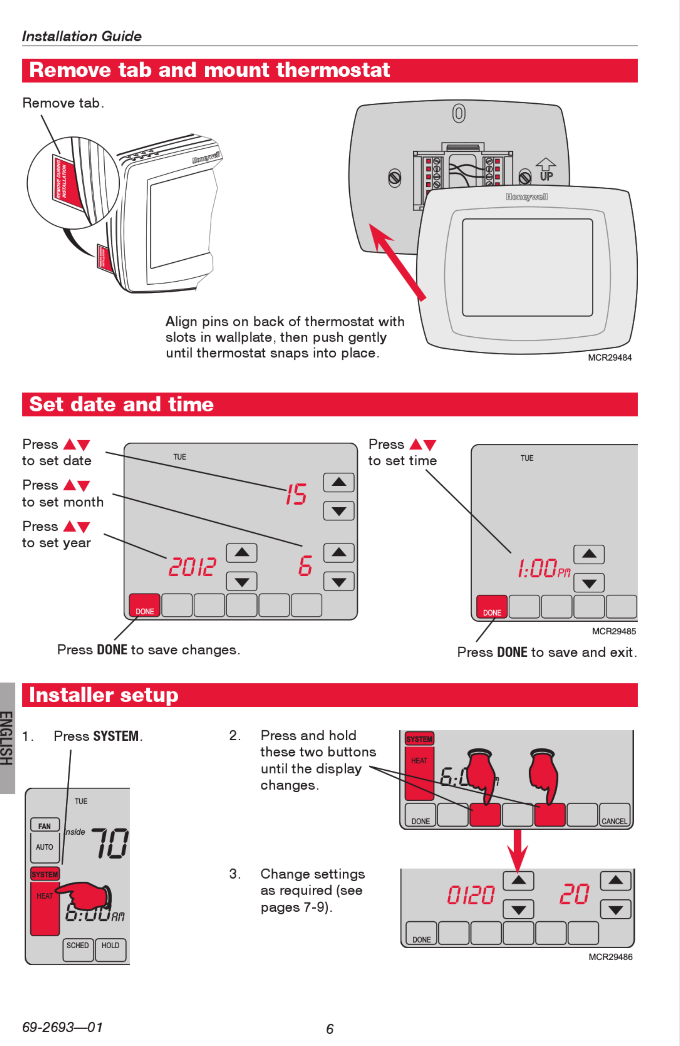 honeywell t8602c wiring diagram