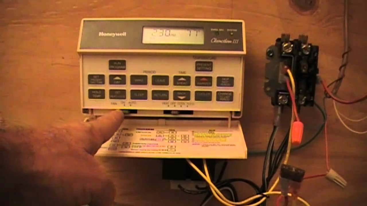 Honeywell Thermostat Chronotherm Iii Wiring Diagram