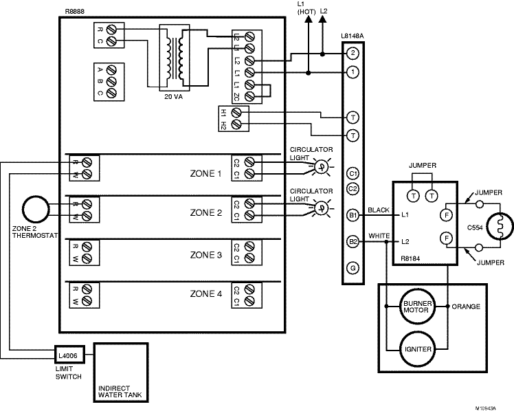 Honeywell Thermostat Rth2300b Wiring Diagram