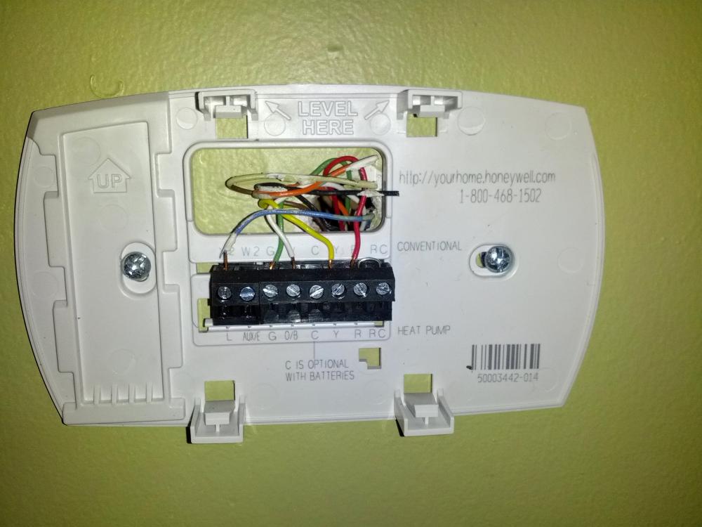 honeywell thermostat rth2310b wiring diagram