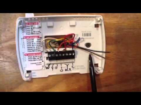 honeywell thermostat rthl3550 wiring diagram