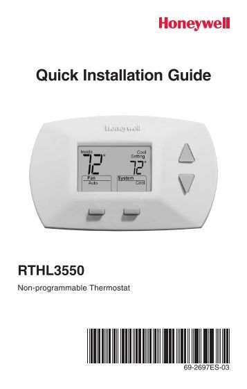 honeywell thermostat rthl3550d wiring