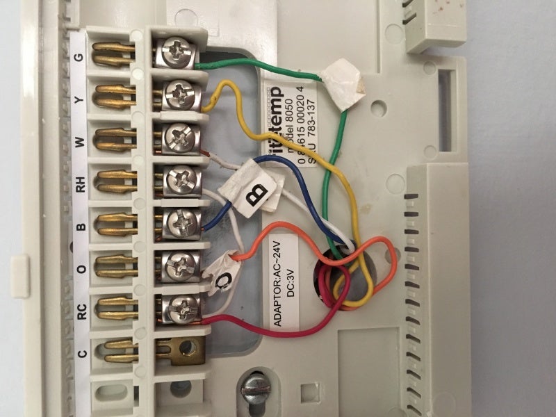 honeywell thermostat th4110d1007 wiring