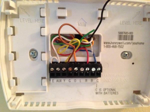 honeywell thermostat wiring diagram rth221b