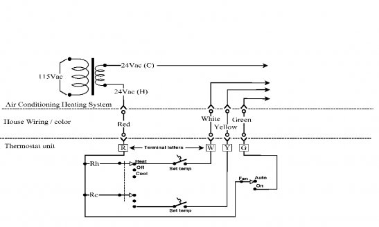 honeywell thermostat wiring diagram rth221b