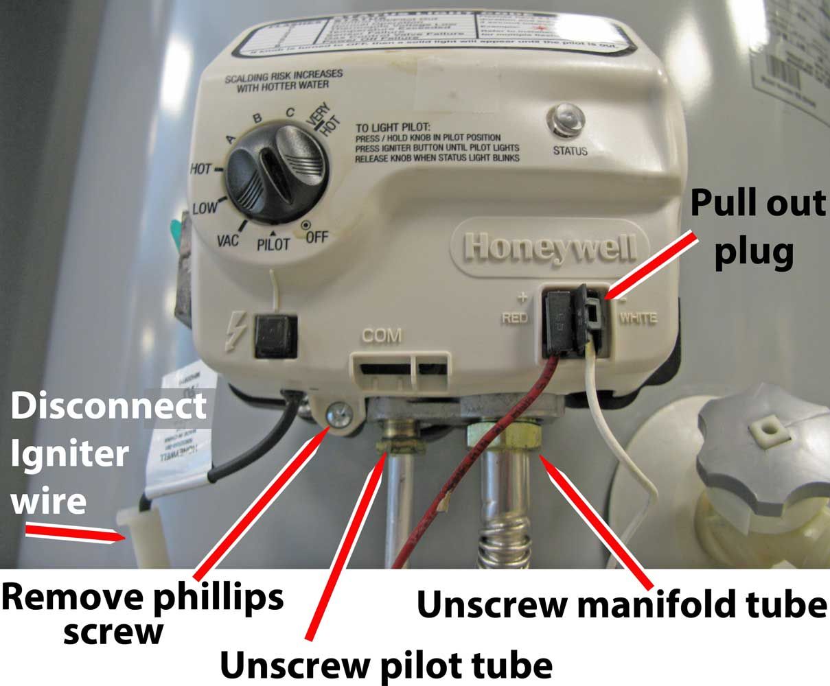 honeywell vr8200 gas valve wiring diagram