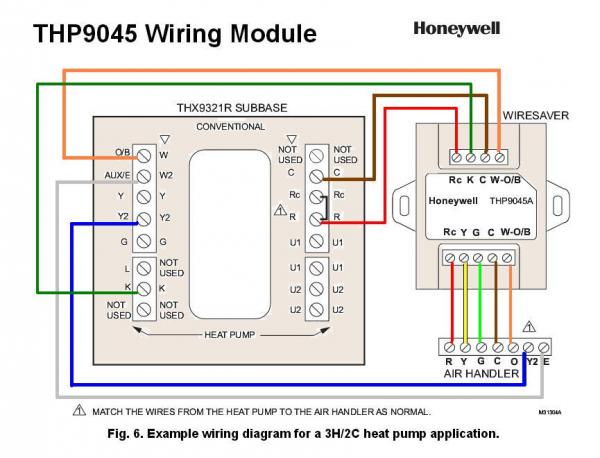 honeywell wifi 9850 wiring diagram