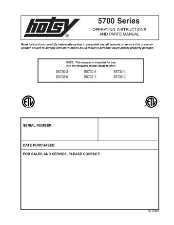 hotsy burner wiring diagram