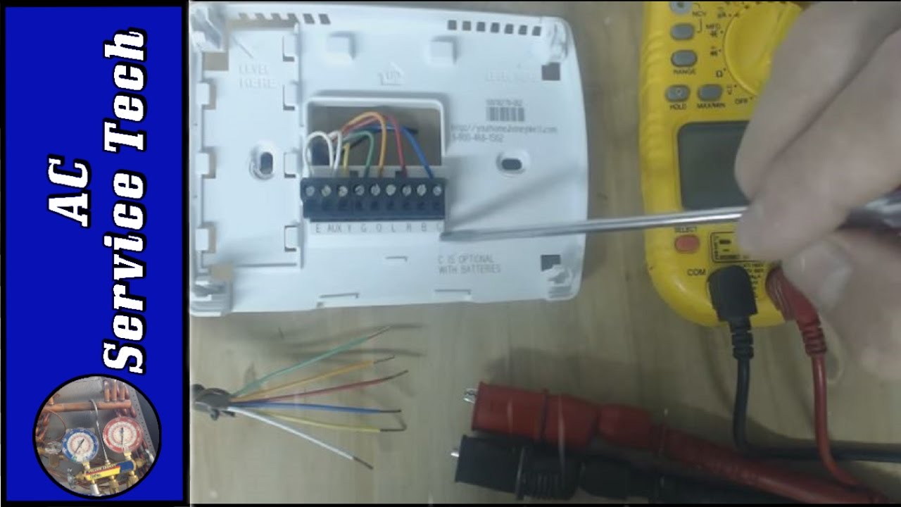 How Do I Wire In A Honeywell? 7-day Programmable Touchscreen Thermostat