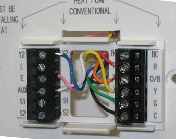 how do i wire in a honeywell? 7-day programmable touchscreen thermostat (1218) wiring diagram