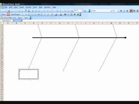 how to draw fishbone diagram in word