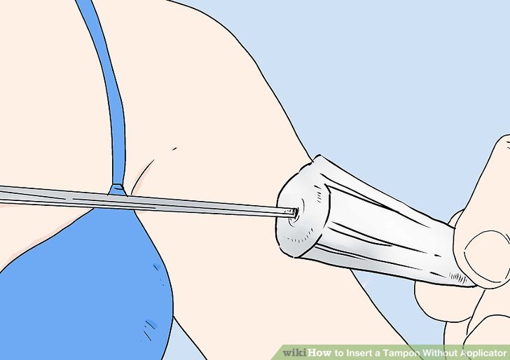 how to insert tampon diagram