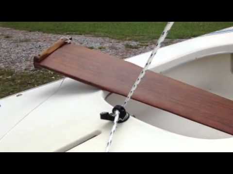 how to rig a sunfish sailboat diagram
