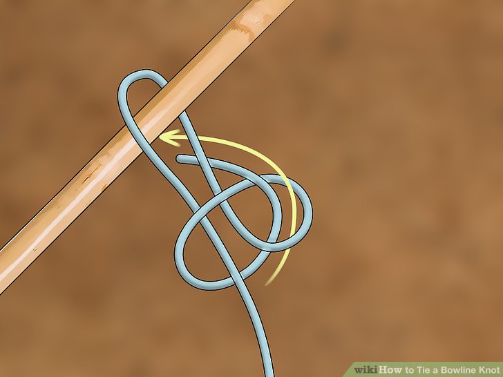 how to tie a bowline knot diagram