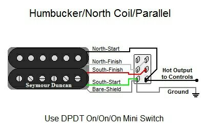 hss wiring diagram with on/on push switch coil tap