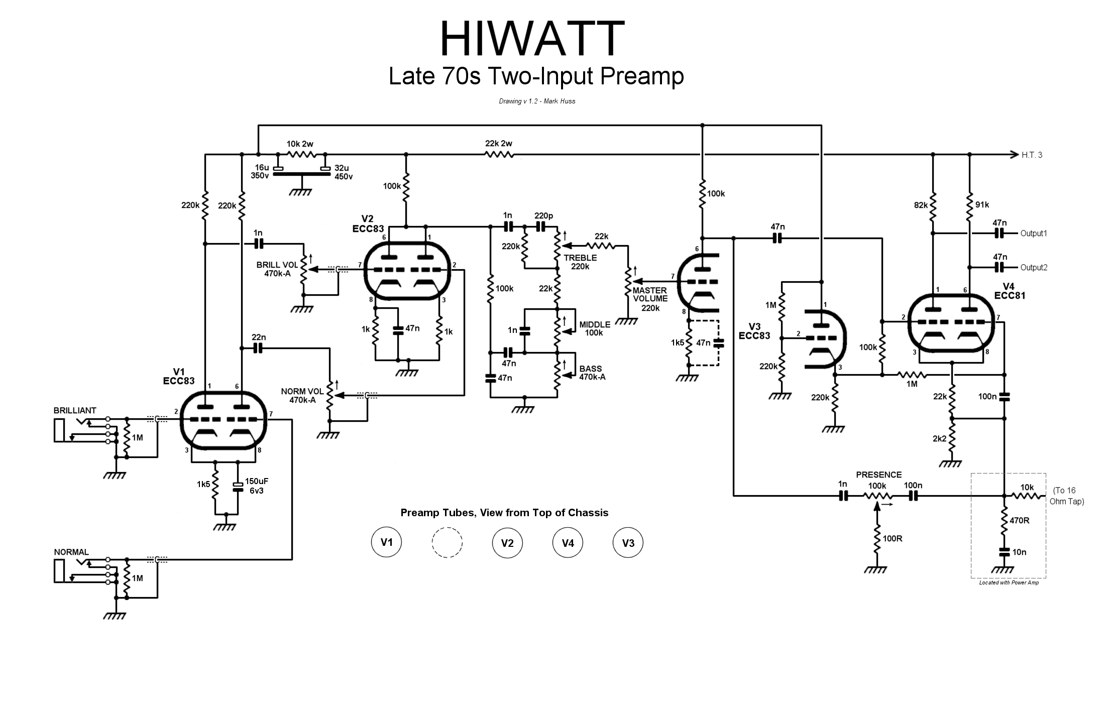 hughes and kettner tubemeister deluxe power tube wiring diagram