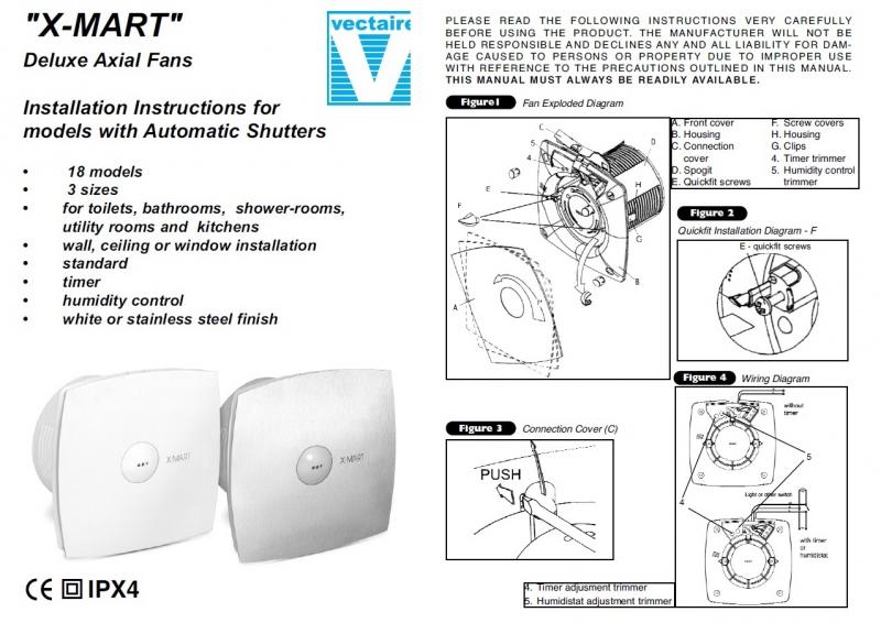 humidity extractor fan wiring diagram