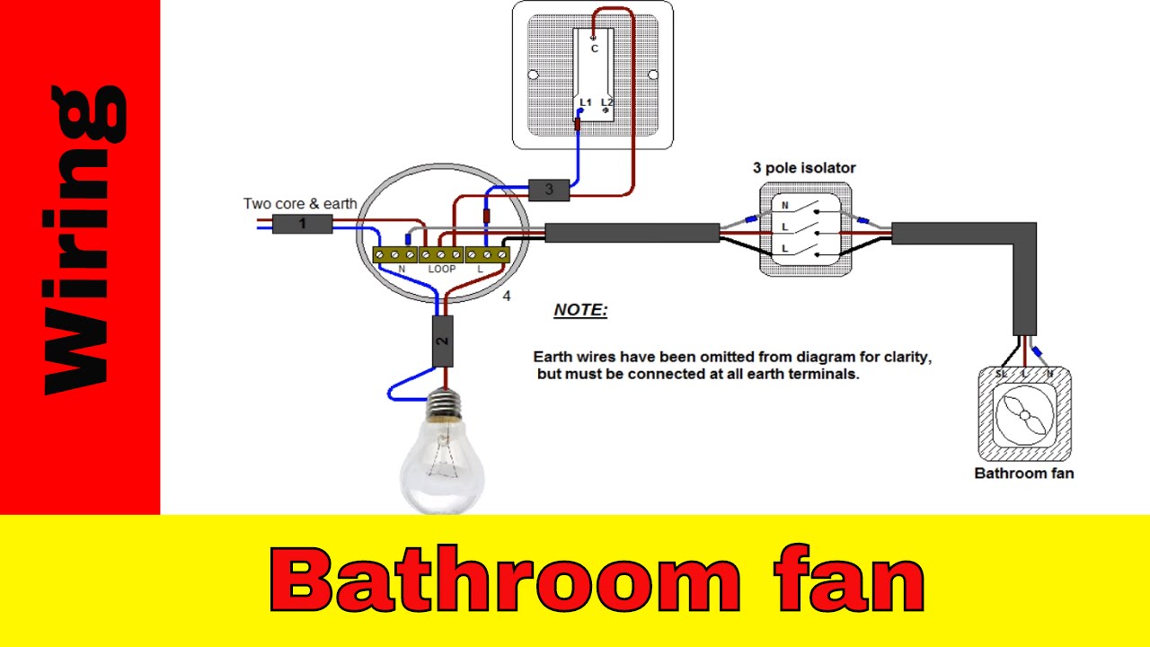 humidity extractor fan wiring diagram