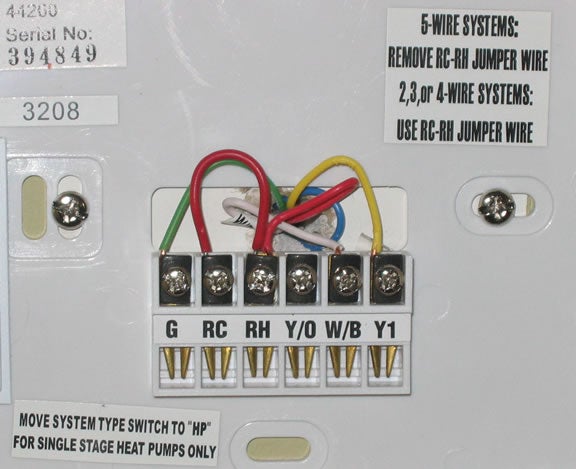 Hunter 42122 Thermostat Wiring Diagram