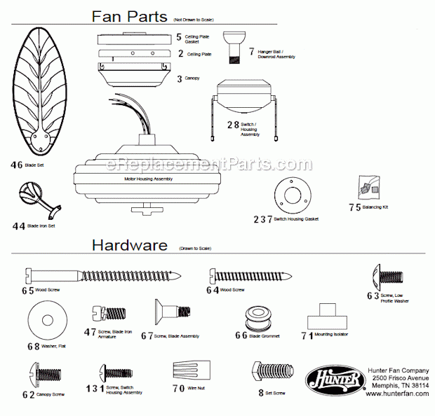 hunter 59244 manual wiring diagram