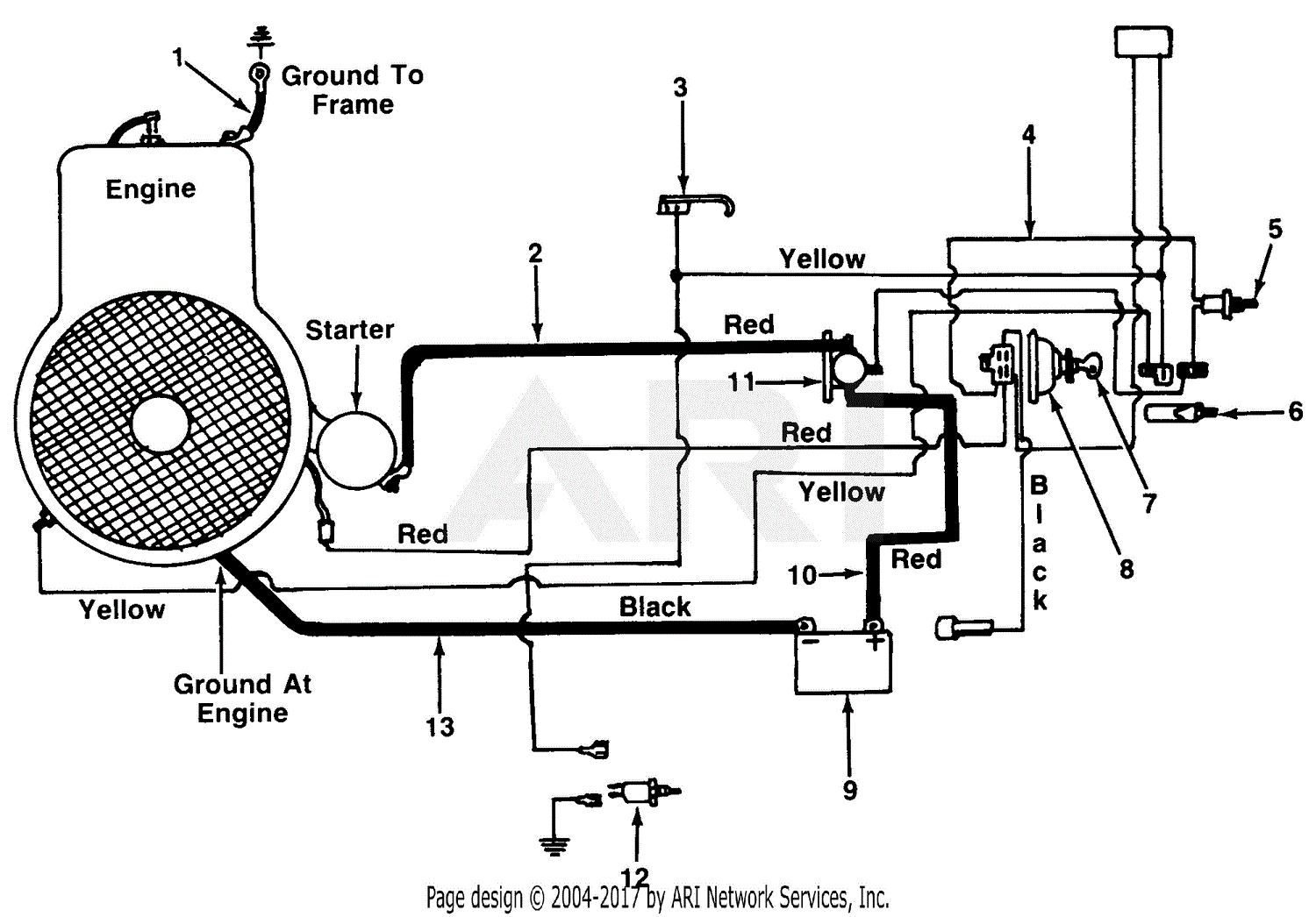 huskee 12-40 wiring diagram