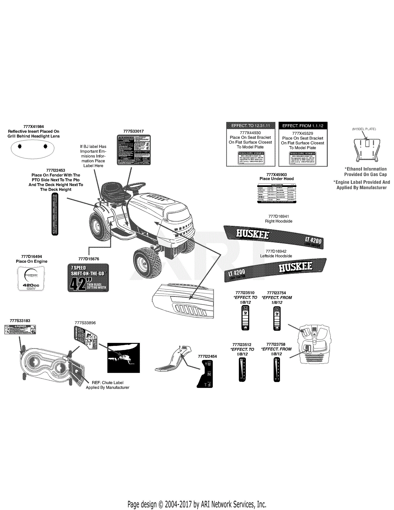 Huskee Supreme Slt 4600 Wiring Diagram huskee tractor wiring diagram 