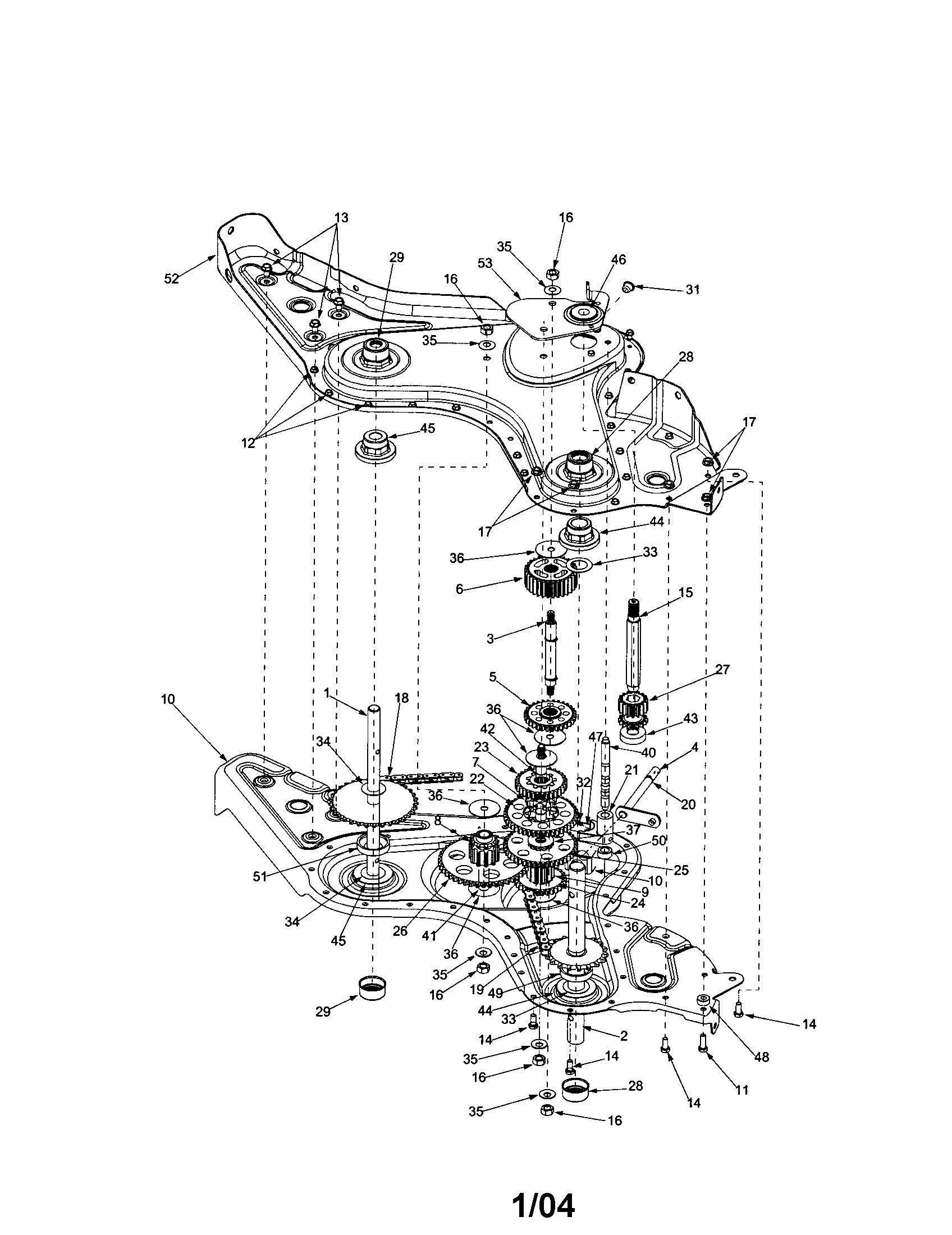 huskee tiller parts diagram