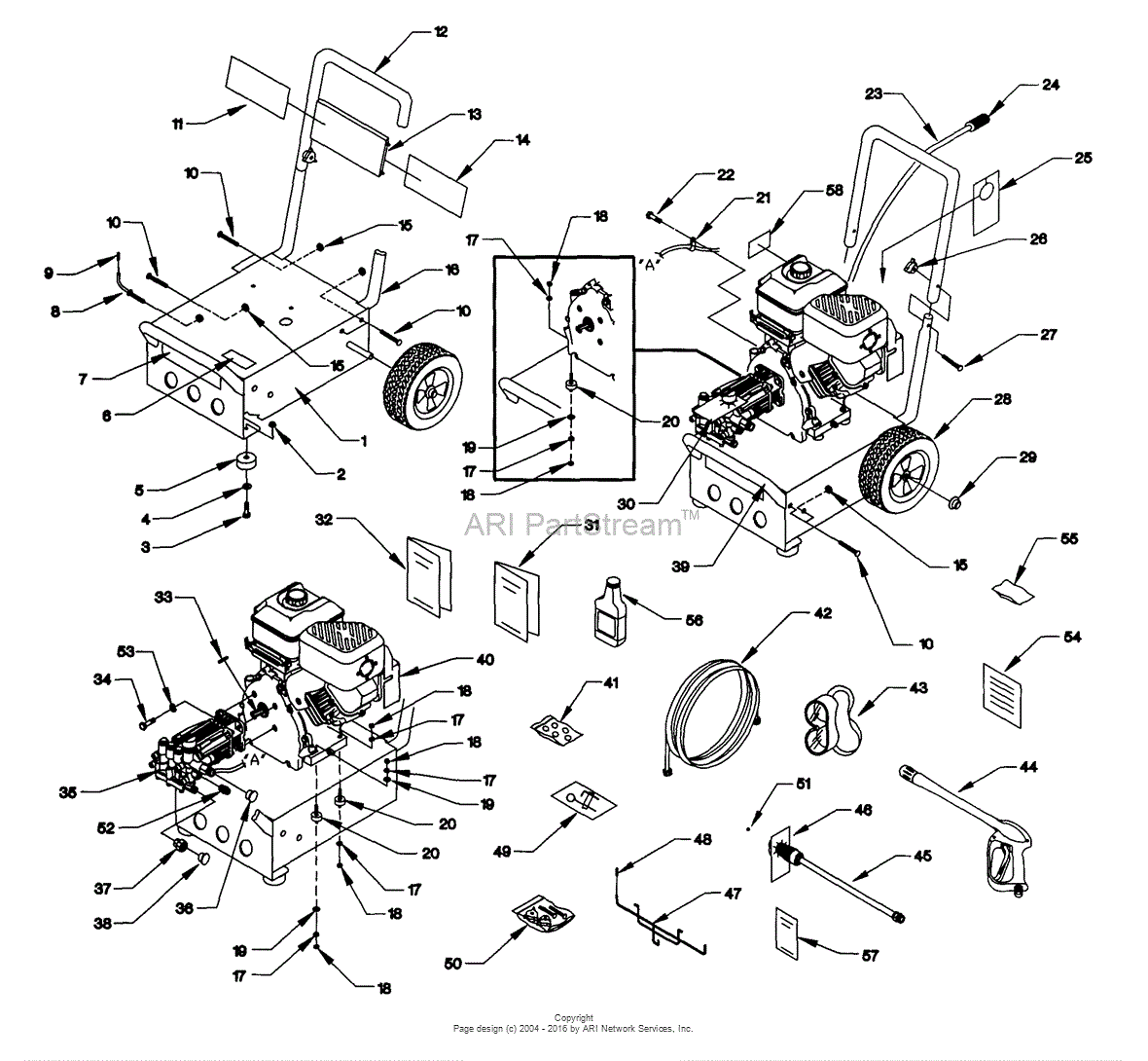 husky power washer 1750 parts diagram